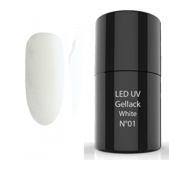 Bild von UV/LED- Gellack - Hybrid Polish 6ml - 01 White