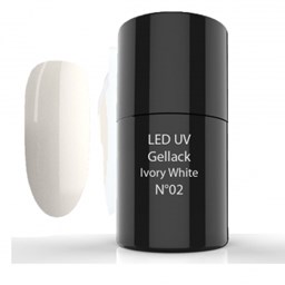 Bild von UV/LED- Gellack - Hybrid Polish 6ml -02 Ivory White