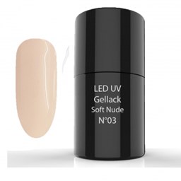 Bild von UV/LED- Gellack - Hybrid Polish 6ml -03 Soft Nude