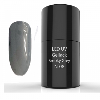 Bild von UV/LED- Gellack - Hybrid Polish 6ml - 08 Smoky Grey