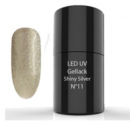Zeige Details für UV/LED- Gellack - Hybrid Polish 6ml - 11 Shiny Silver Bild von UV/LED- Gellack - Hybrid Polish 6ml - 11 Shiny Silver
