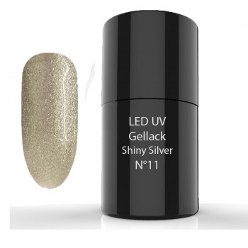 Bild von UV/LED- Gellack - Hybrid Polish 6ml - 11 Shiny Silver