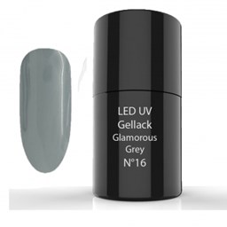 Bild von UV/LED- Gellack - Hybrid Polish 6ml - 16 Glamorous Grey