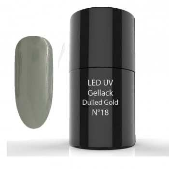 Bild von UV/LED- Gellack - Hybrid Polish 6ml - 18 Dulled Gold