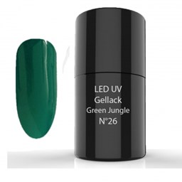 Zeige Details für UV/LED- Gellack - Hybrid Polish 6ml - 26 Green Jungle Bild von UV/LED- Gellack - Hybrid Polish 6ml - 26 Green Jungle