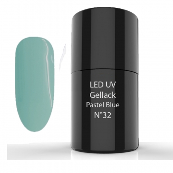Bild von  UV/LED- Gellack - Hybrid Polish 6ml - 32 Pastel Blue