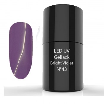 Bild von UV/LED- Gellack - Hybrid Polish 6ml - 43 Bright Violet