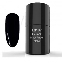 Bild von UV/LED- Gellack - Hybrid Polish 6ml - 46 Black Angel