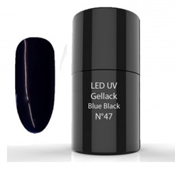 Bild von UV/LED- Gellack - Hybrid Polish 6ml - 47 Blue Black