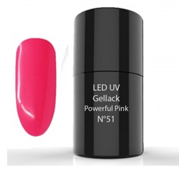 Bild von UV/LED- Gellack - Hybrid Polish 6ml - 51 Powerful Pink