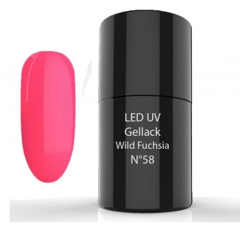 Bild von UV/LED- Gellack - Hybrid Polish 6ml - 58 Wild Fuchsia