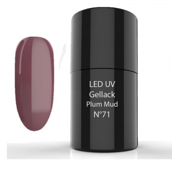 Bild von UV/LED- Gellack - Hybrid Polish 6ml - 71 Plum Mud