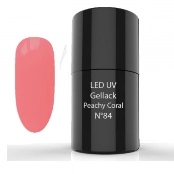 Bild von UV/LED- Gellack - Hybrid Polish 6ml - 84 Peachy Coral