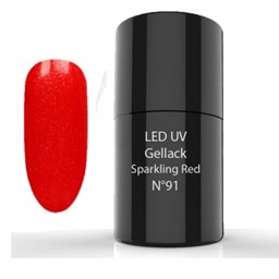 Zeige Details für UV/LED- Gellack - Hybrid Polish 6ml - 91 Sparkling Red Bild von UV/LED- Gellack - Hybrid Polish 6ml - 91 Sparkling Red