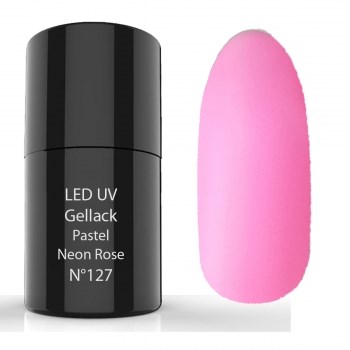 Bild von UV/LED- Gellack - Hybrid Polish 6ml - 127 Pastel Neon Rose