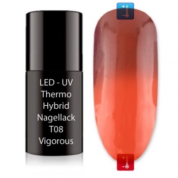 Bild von UV/LED Thermo Nagellack 6ml - T08 Vigorous