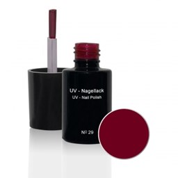 Zeige Details für UV Nagellack 6ml - N°29 Dark Red Bild von UV Nagellack 6ml - N°29 Dark Red