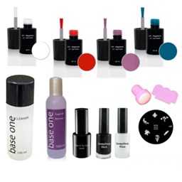 Zeige Details für Starter Set - UV Nagellack Nailart Set N°2 Bild von Starter Set - UV Nagellack Nailart Set N°2