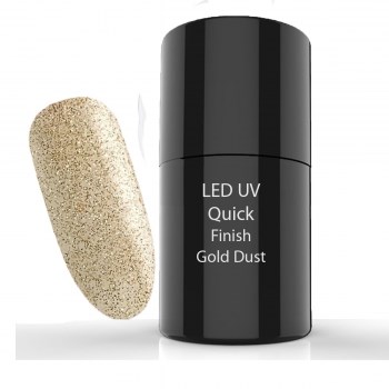 Bild von UV/LED Quick Finish Gel Gold Dust 5 ml