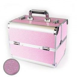 Bild von Beauty Case - rosa mit Strass Dekor