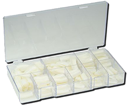 Zeige Details für Nail Tips - Square Tips 500 Stk. - French Bild von Nail Tips - Square Tips 500 Stk. - French